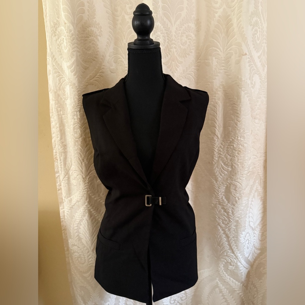 Calvin Klein Women’s Black Blazer Vest